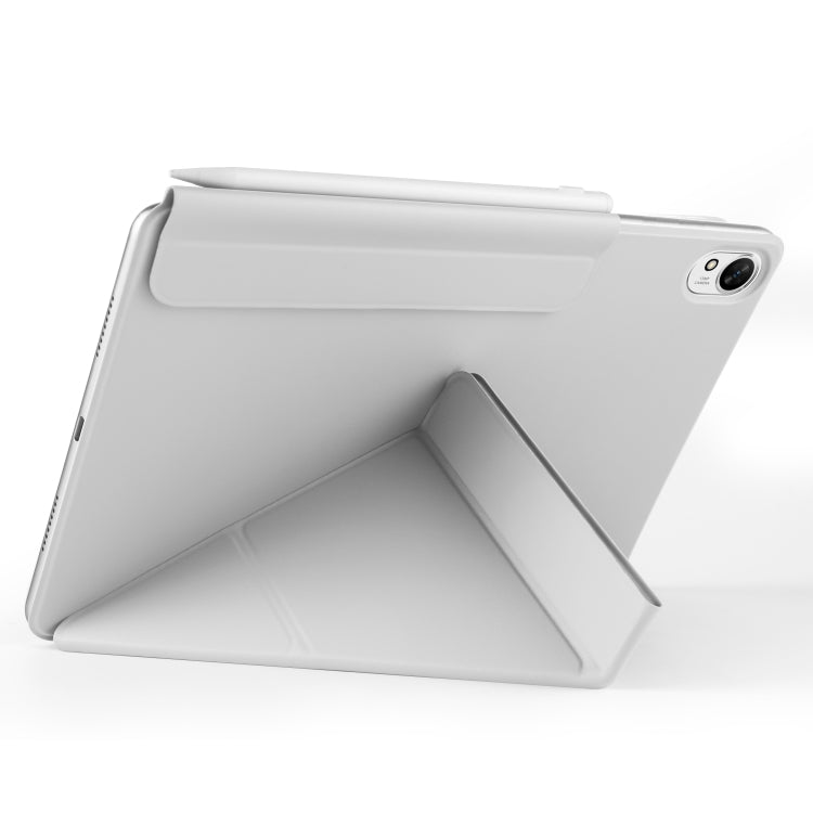 For Huawei MatePad Air 11.5 2023 Fixed Buckle Magnetic Deformation Leather Tablet Case