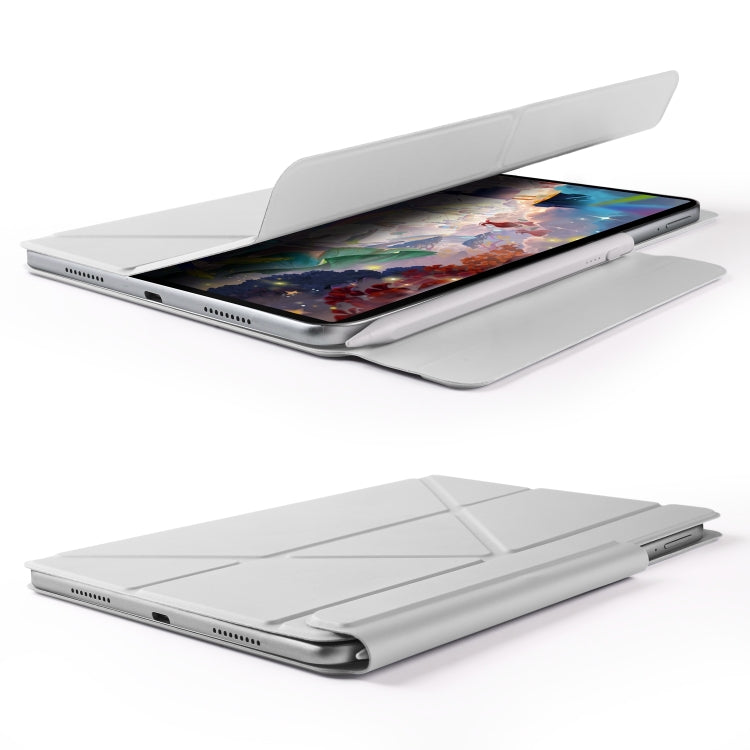 For Huawei MatePad Air 11.5 2023 Fixed Buckle Magnetic Deformation Leather Tablet Case