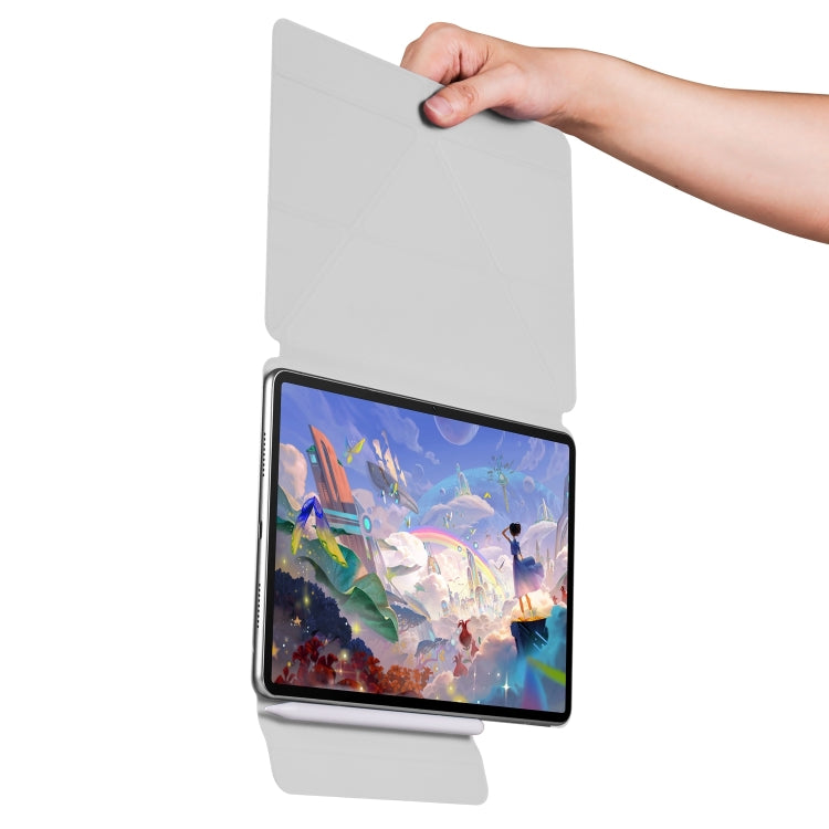 For Huawei MatePad Air 11.5 2023 Fixed Buckle Magnetic Deformation Leather Tablet Case
