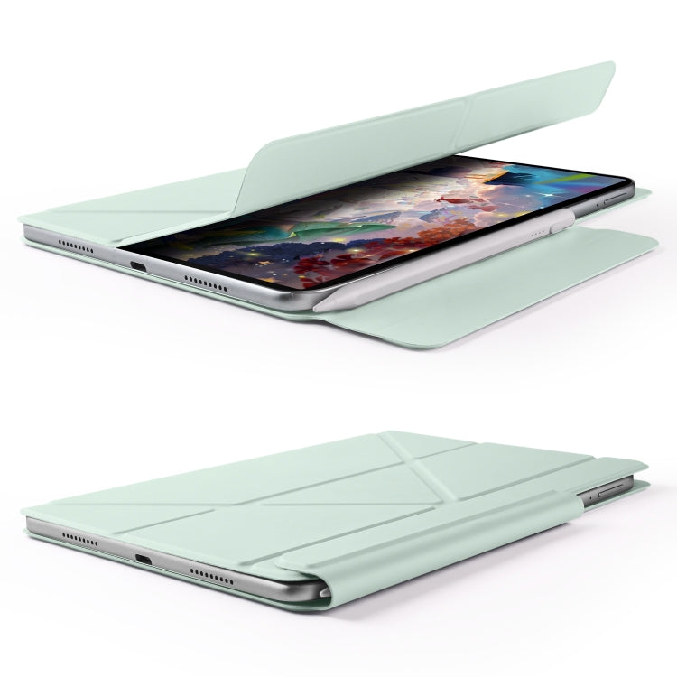 For Huawei MatePad Air 11.5 2023 Fixed Buckle Magnetic Deformation Leather Tablet Case