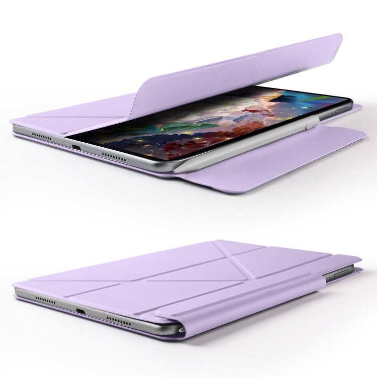 For Huawei MatePad Air 11.5 2023 Fixed Buckle Magnetic Deformation Leather Tablet Case