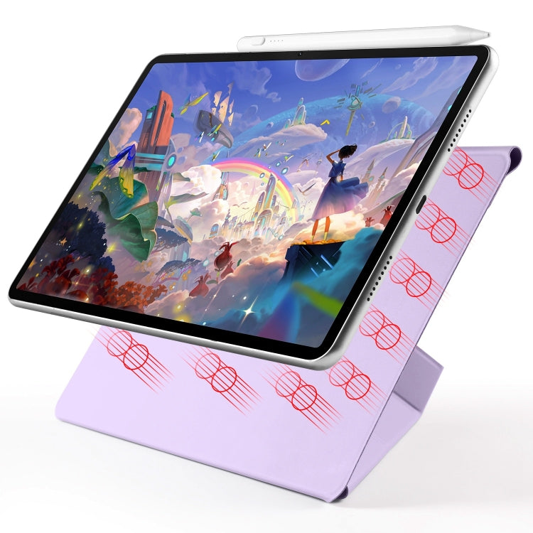 For Huawei MatePad Air 11.5 2023 Fixed Buckle Magnetic Deformation Leather Tablet Case
