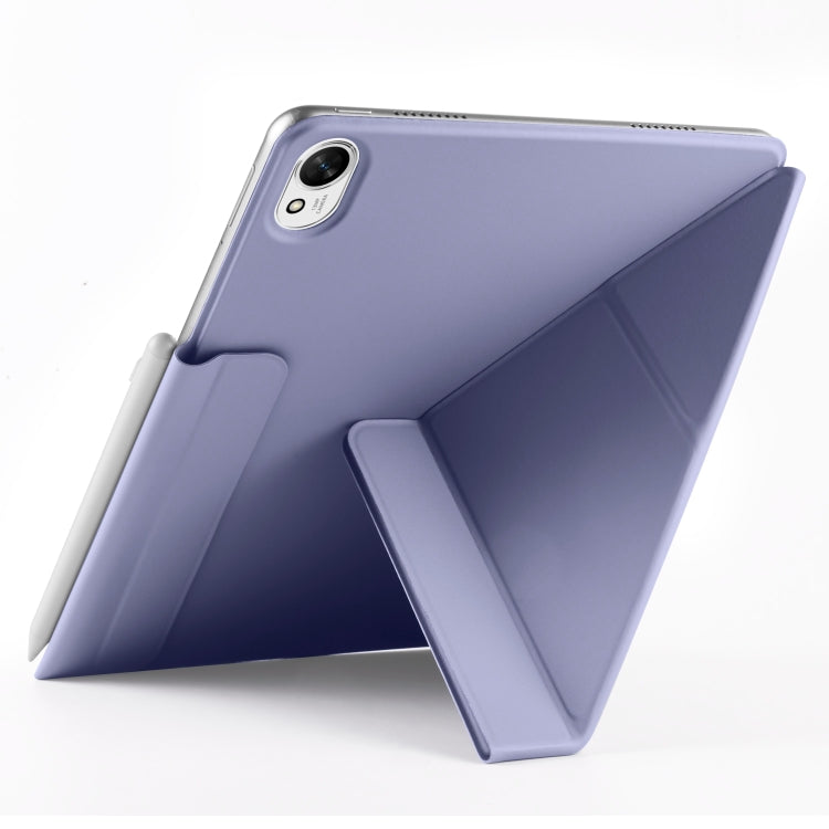 For Huawei MatePad Air 11.5 2023 Fixed Buckle Magnetic Deformation Leather Tablet Case