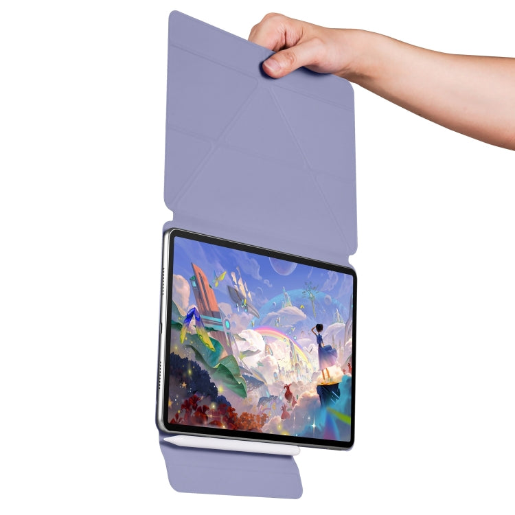 For Huawei MatePad Air 11.5 2023 Fixed Buckle Magnetic Deformation Leather Tablet Case