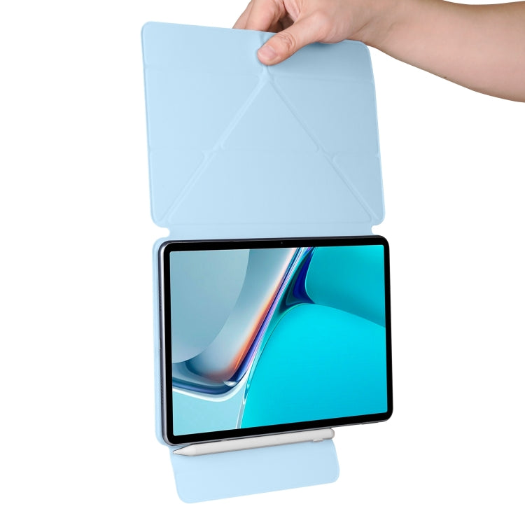 For Huawei MatePad 11 2021 Fixed Buckle Magnetic Deformation Leather Tablet Case