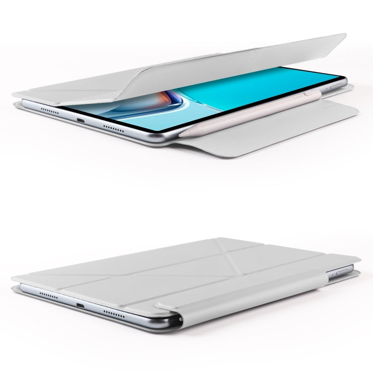 For Huawei MatePad 11 2021 Fixed Buckle Magnetic Deformation Leather Tablet Case