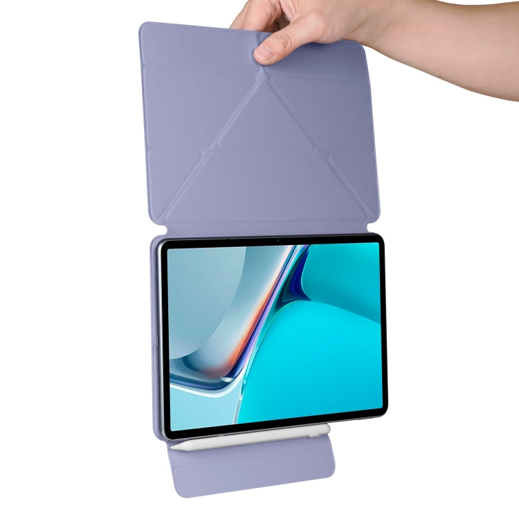 For Huawei MatePad 11 2021 Fixed Buckle Magnetic Deformation Leather Tablet Case