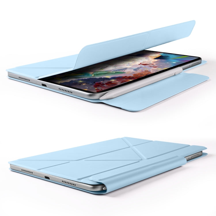 For Huawei MatePad Air 12 2024 Fixed Buckle Magnetic Deformation Leather Tablet Case