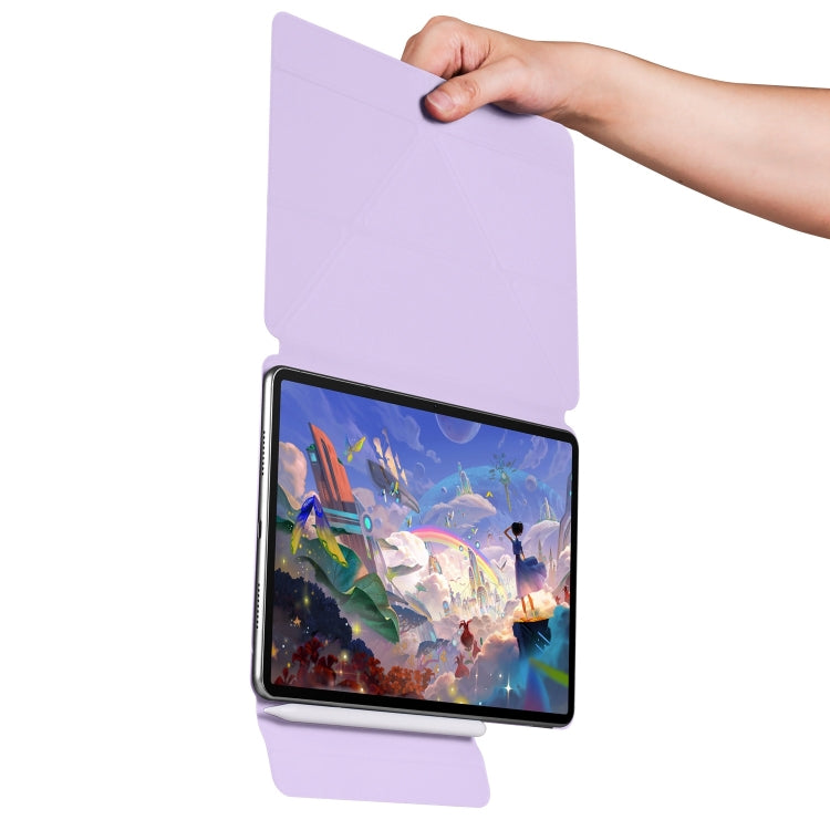 For Huawei MatePad Air 12 2024 Fixed Buckle Magnetic Deformation Leather Tablet Case
