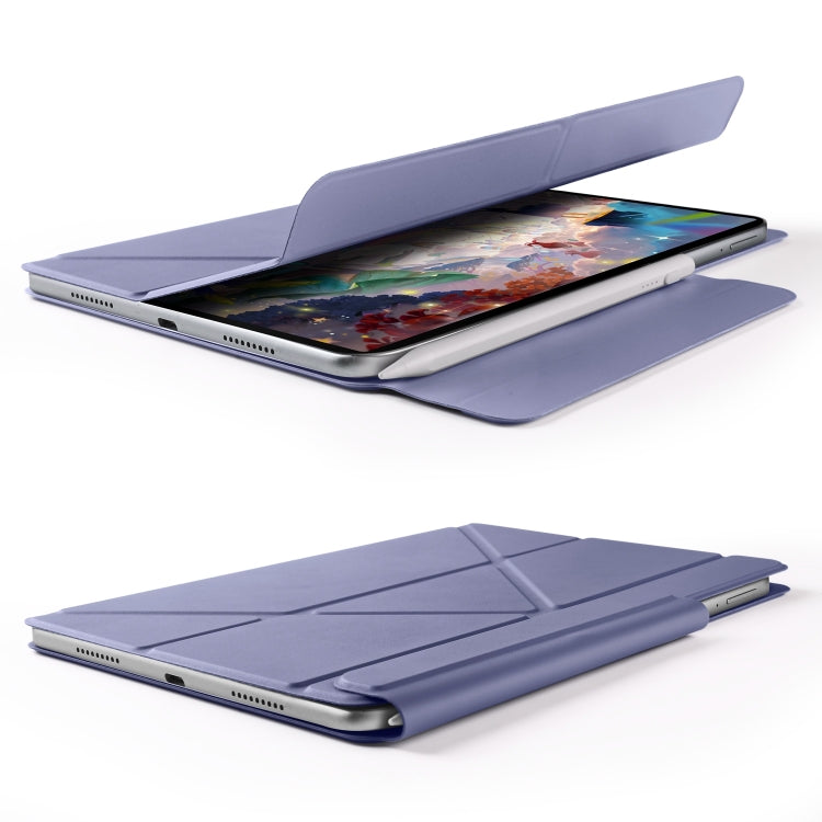 For Huawei MatePad Air 12 2024 Fixed Buckle Magnetic Deformation Leather Tablet Case