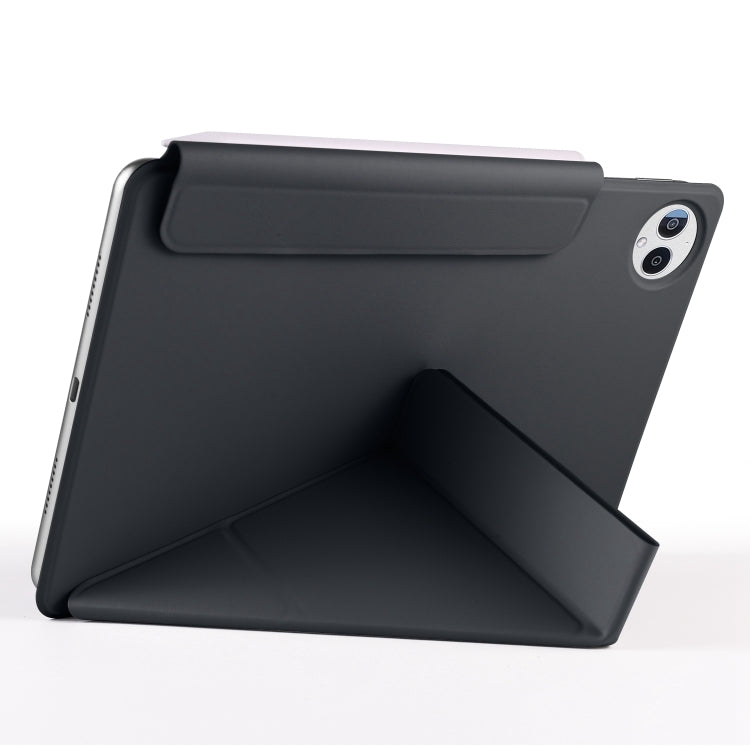 For Huawei MatePad Pro 12.2 2024 Fixed Buckle Magnetic Deformation Leather Tablet Case