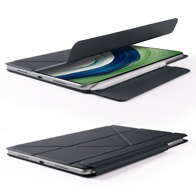 For Huawei MatePad Pro 12.2 2024 Fixed Buckle Magnetic Deformation Leather Tablet Case