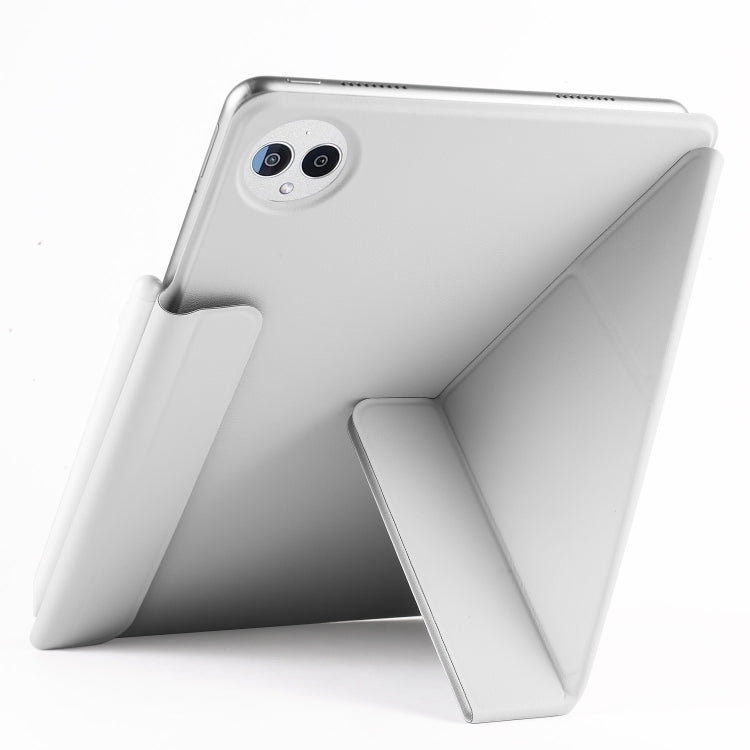For Huawei MatePad Pro 12.2 2024 Fixed Buckle Magnetic Deformation Leather Tablet Case