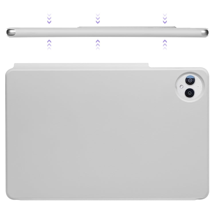 For Huawei MatePad Pro 12.2 2024 Fixed Buckle Magnetic Deformation Leather Tablet Case
