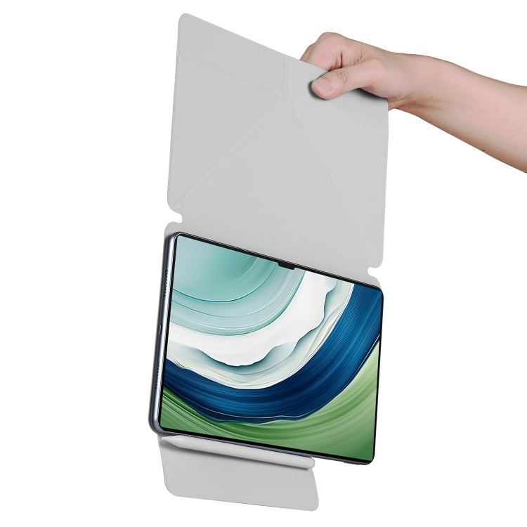 For Huawei MatePad Pro 12.2 2024 Fixed Buckle Magnetic Deformation Leather Tablet Case