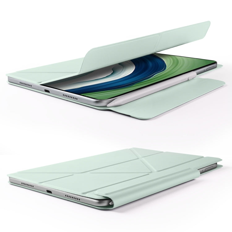 For Huawei MatePad Pro 12.2 2024 Fixed Buckle Magnetic Deformation Leather Tablet Case
