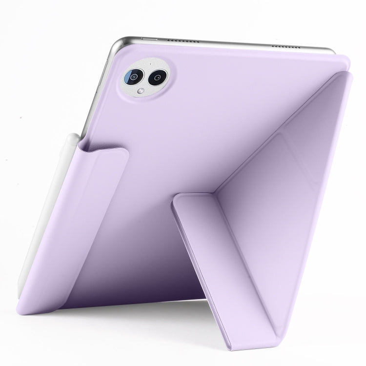 For Huawei MatePad Pro 12.2 2024 Fixed Buckle Magnetic Deformation Leather Tablet Case