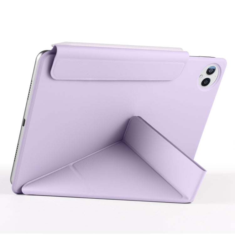 For Huawei MatePad Pro 12.2 2024 Fixed Buckle Magnetic Deformation Leather Tablet Case