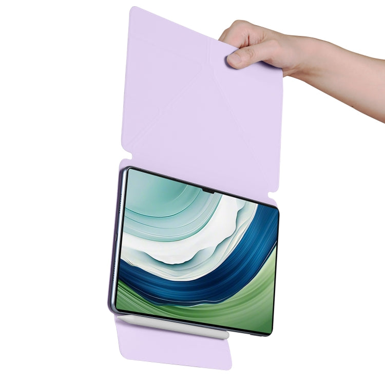 For Huawei MatePad Pro 12.2 2024 Fixed Buckle Magnetic Deformation Leather Tablet Case