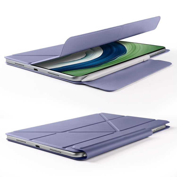 For Huawei MatePad Pro 12.2 2024 Fixed Buckle Magnetic Deformation Leather Tablet Case