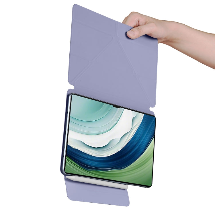 For Huawei MatePad Pro 12.2 2024 Fixed Buckle Magnetic Deformation Leather Tablet Case