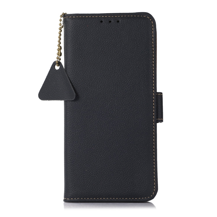 For Samsung Galaxy S25 Ultra 5G Side-Magnetic TJ Genuine Leather RFID Phone Case