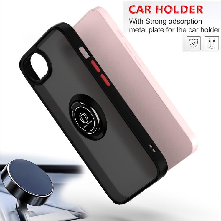 For iPhone 17e / 16e Q Shadow 1 Series TPU + PC Phone Case with Ring