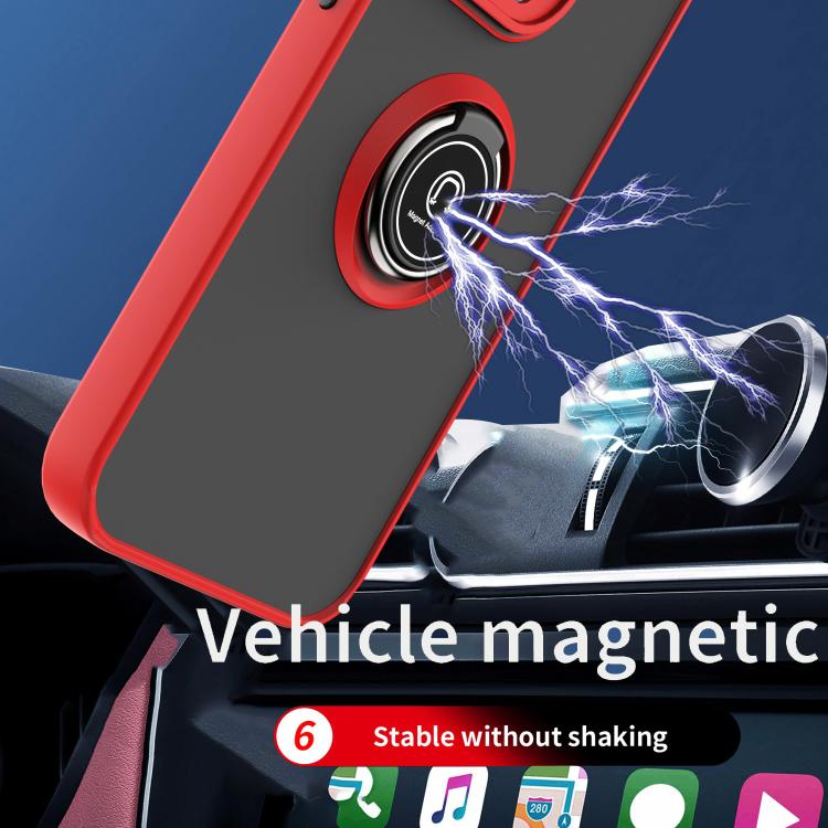 For iPhone 13 Pro Q Shadow 1 Series TPU + PC Phone Case with Ring