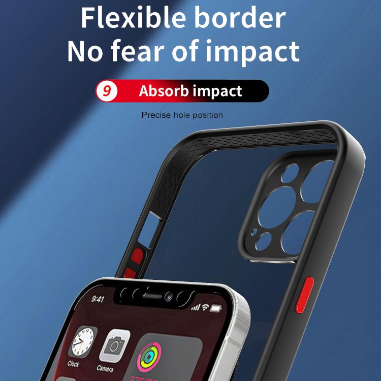 For iPhone 12 Pro Max Q Shadow 1 Series TPU + PC Phone Case with Ring