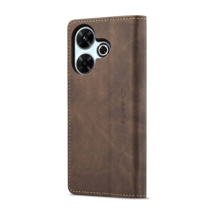 For Redmi 13 CaseMe 013 Multifunctional Horizontal Flip Leather Phone Case