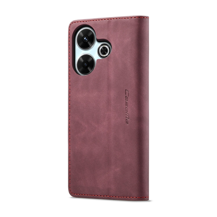 For Redmi 13 CaseMe 013 Multifunctional Horizontal Flip Leather Phone Case