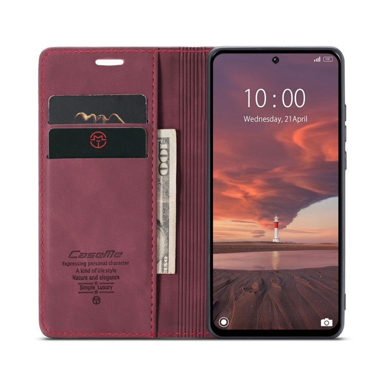For Redmi 13 CaseMe 013 Multifunctional Horizontal Flip Leather Phone Case