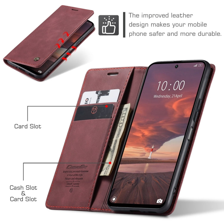 For Redmi 13 CaseMe 013 Multifunctional Horizontal Flip Leather Phone Case