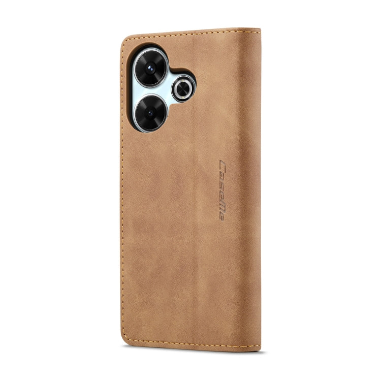 For Redmi 13 CaseMe 013 Multifunctional Horizontal Flip Leather Phone Case