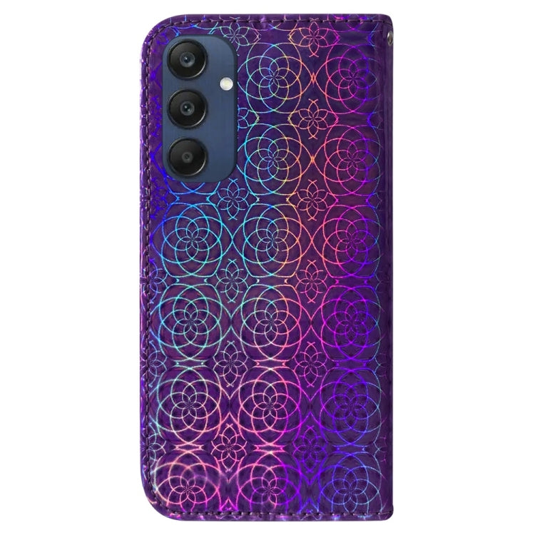 For Samsung Galaxy M35 Colorful Magnetic Buckle Leather Phone Case