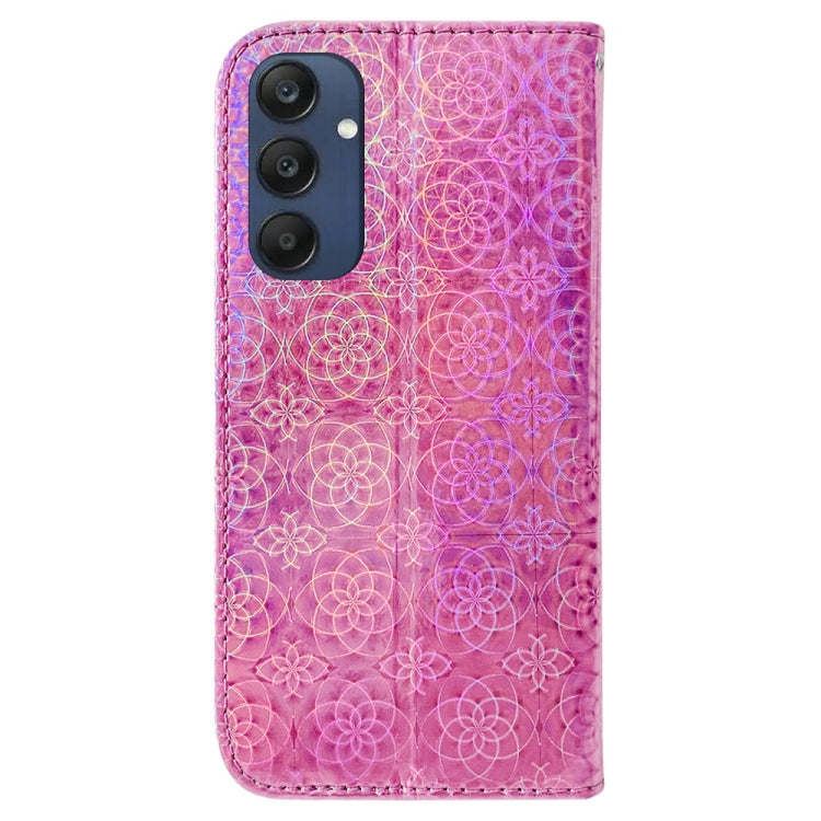 For Samsung Galaxy M35 Colorful Magnetic Buckle Leather Phone Case