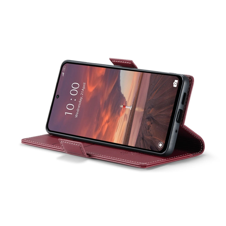 For Redmi 13 CaseMe 023 Butterfly Buckle Litchi Texture RFID Anti-theft Leather Phone Case