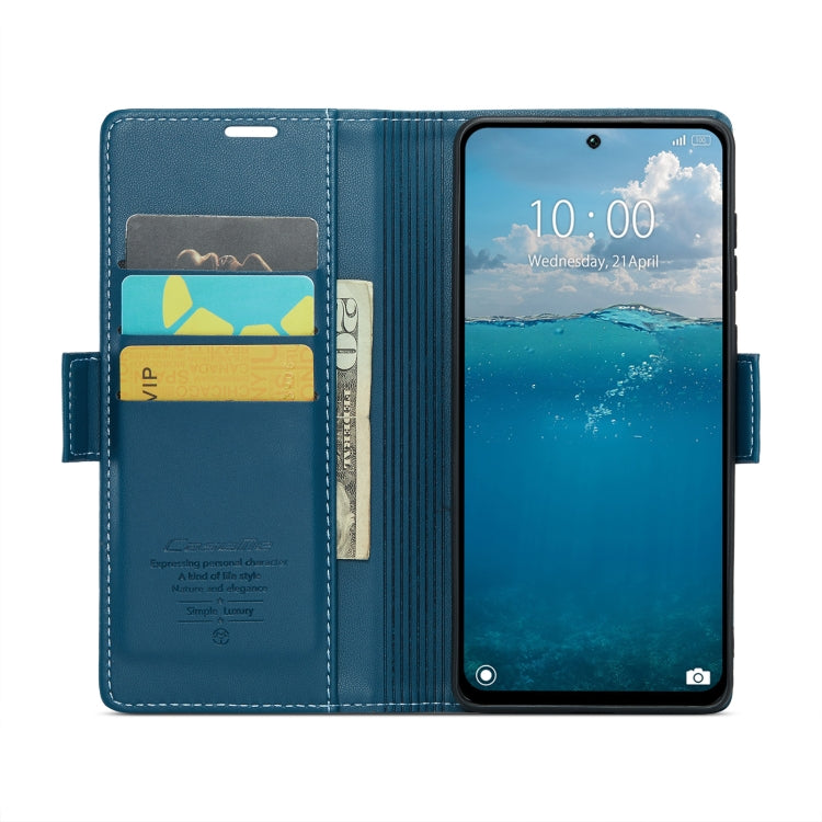 For Redmi 13 CaseMe 023 Butterfly Buckle Litchi Texture RFID Anti-theft Leather Phone Case