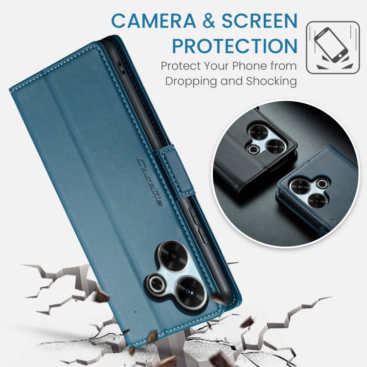 For Redmi 13 CaseMe 023 Butterfly Buckle Litchi Texture RFID Anti-theft Leather Phone Case