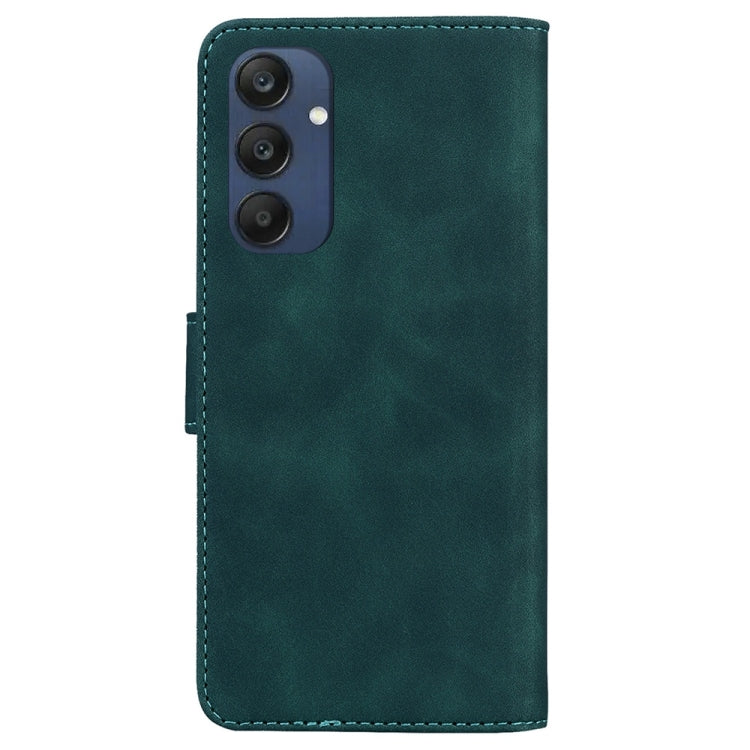For Samsung Galaxy M35 Skin Feel Pure Color Flip Leather Phone Case