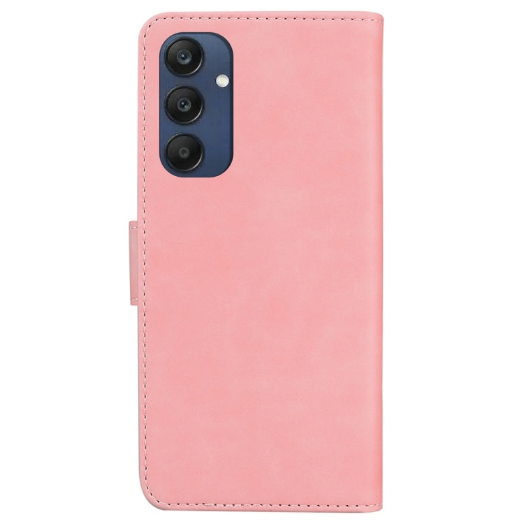 For Samsung Galaxy M35 Skin Feel Pure Color Flip Leather Phone Case