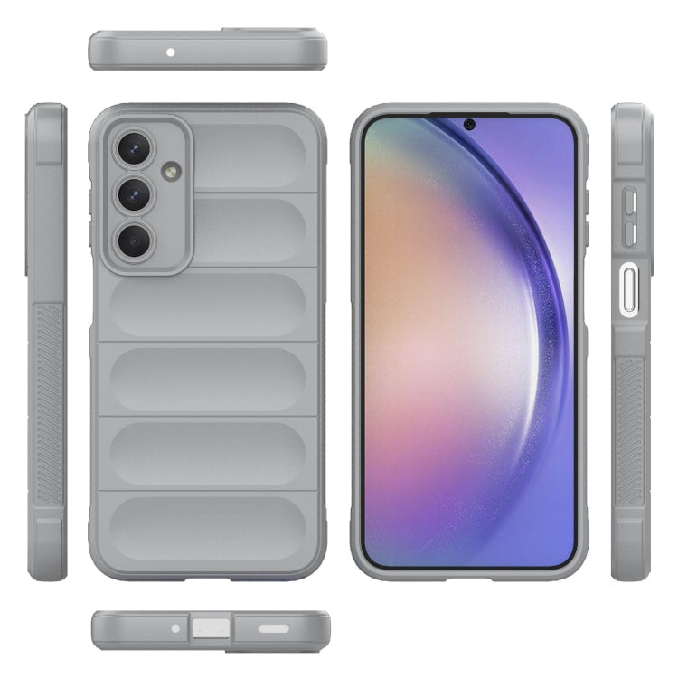 For Samsung Galaxy M35 Magic Shield TPU + Flannel Phone Case