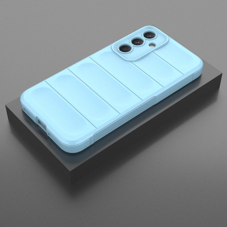 For Samsung Galaxy M35 Magic Shield TPU + Flannel Phone Case