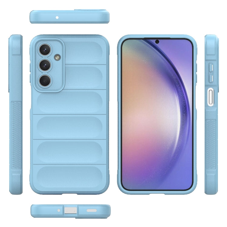 For Samsung Galaxy M35 Magic Shield TPU + Flannel Phone Case
