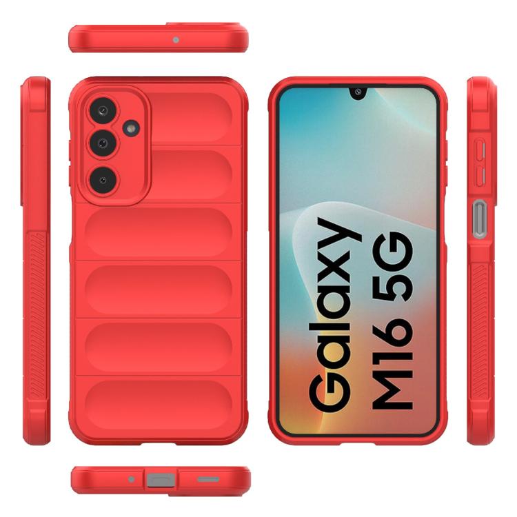 For Samsung Galaxy M16 5G Magic Shield TPU + Flannel Phone Case