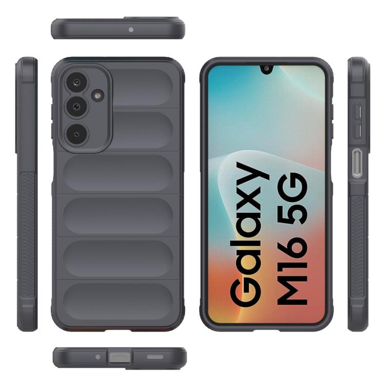 For Samsung Galaxy M16 5G Magic Shield TPU + Flannel Phone Case