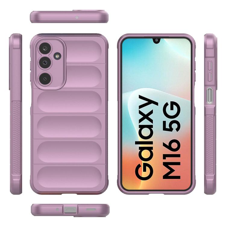 For Samsung Galaxy M16 5G Magic Shield TPU + Flannel Phone Case