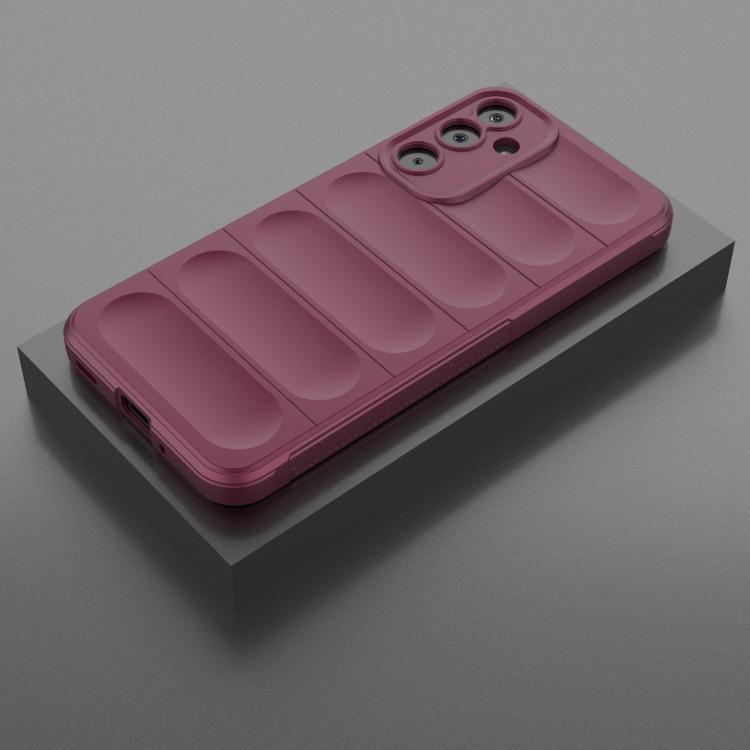 For Samsung Galaxy M16 5G Magic Shield TPU + Flannel Phone Case