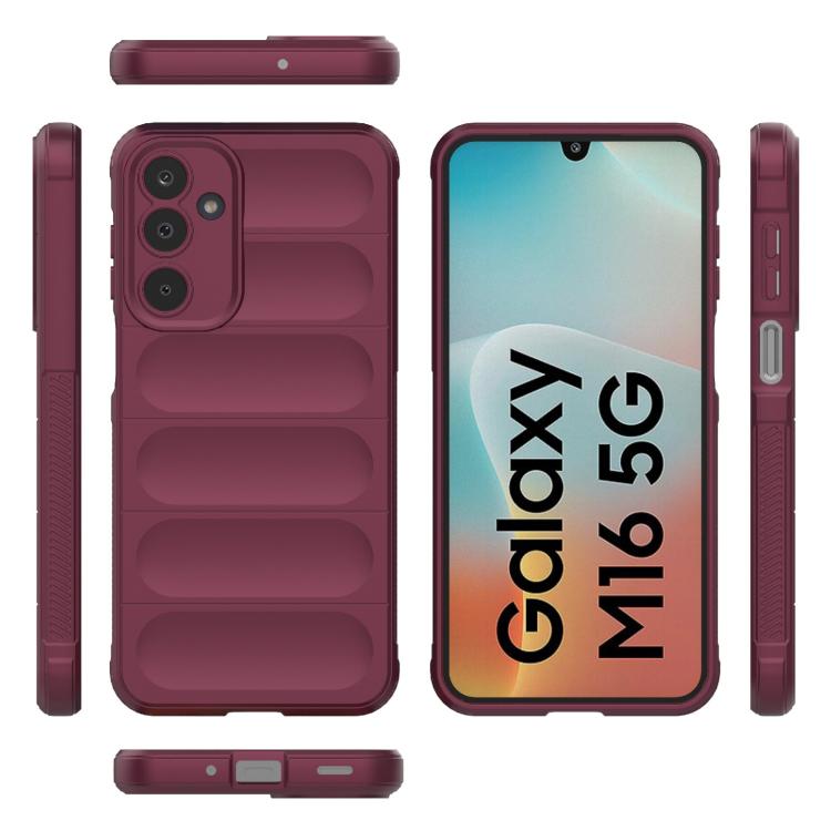 For Samsung Galaxy M16 5G Magic Shield TPU + Flannel Phone Case