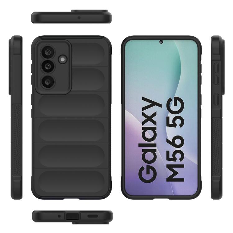 For Samsung Galaxy M56 5G Magic Shield TPU + Flannel Phone Case